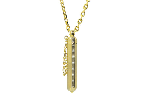 Kerala Vertical With Diamonds Necklace