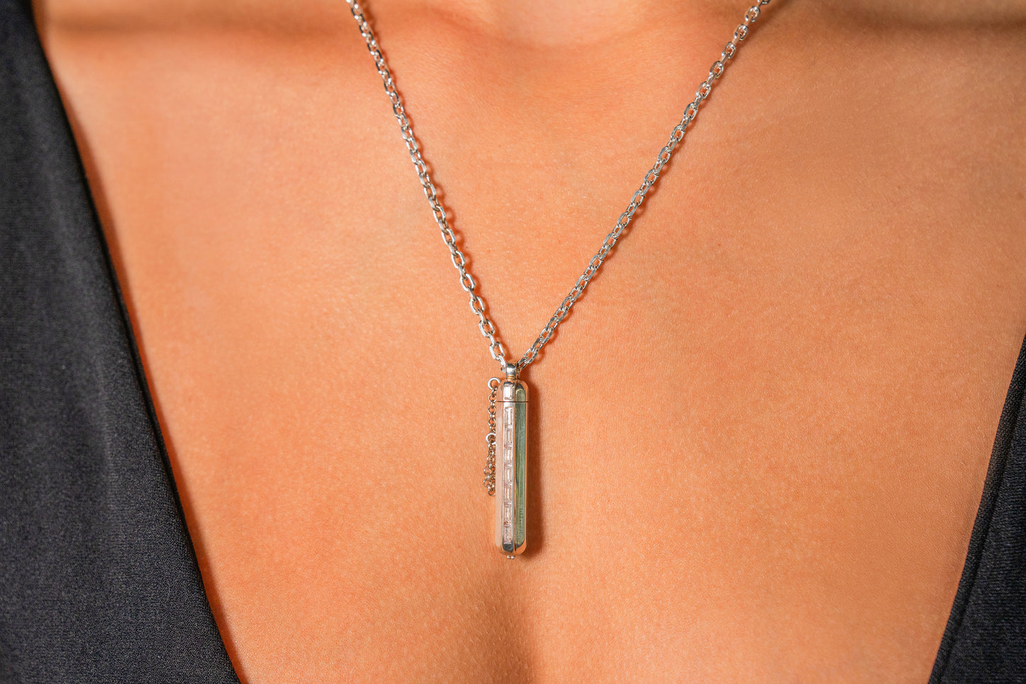 Kerala Vertical With Diamonds Necklace